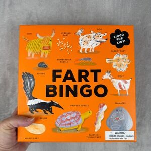 Fart Bingo Kids Game Animal‎ Board Game 2-8 Players 9781399628624 NEW